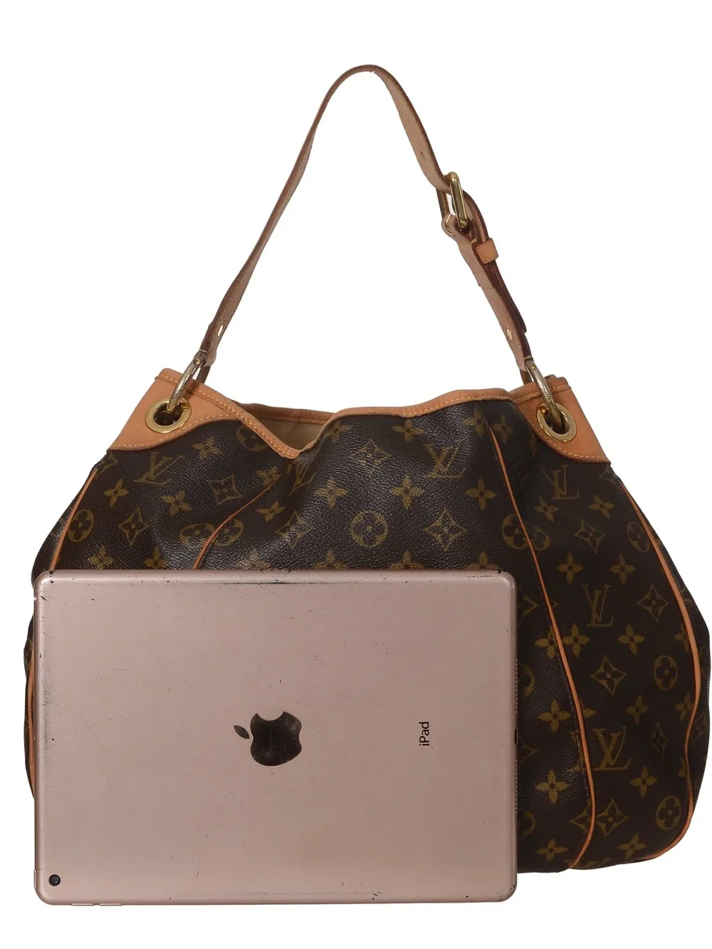 ♥️Louis Vuitton Galliera MM Monogram Canvas Shoulder Bag in Brown and Tan♥️